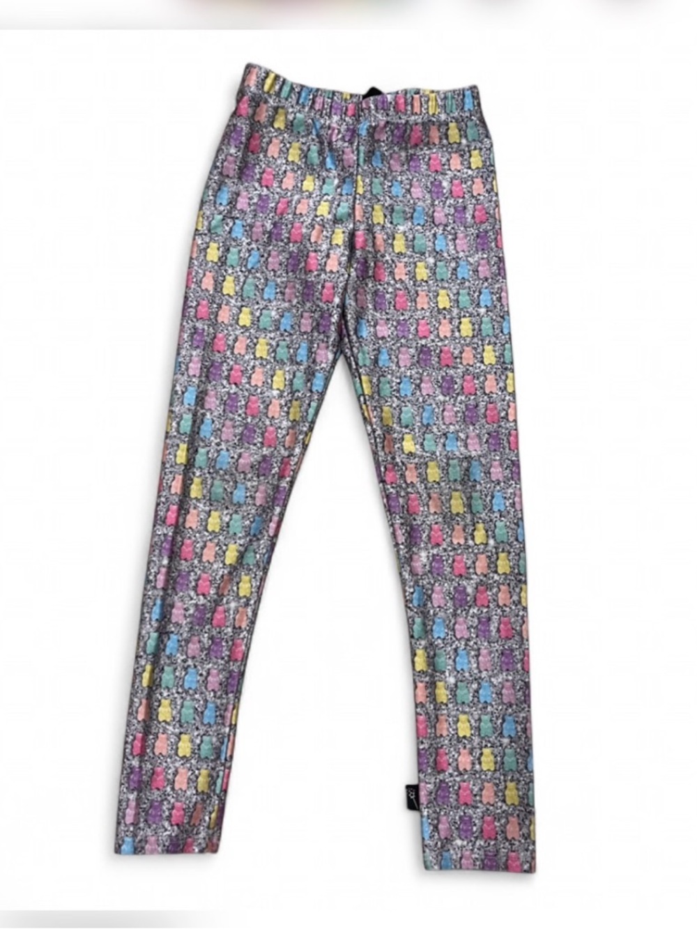 PIXIELANE - Girls Multicolor Glitter gummy bear Leggings